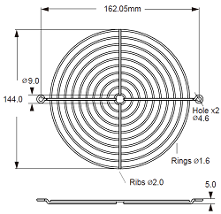 BFG-172M-03 fan guard
