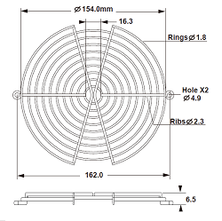 BFG-172M-01 fan guard