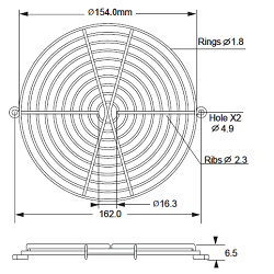 BFG-172M-02 fan guard