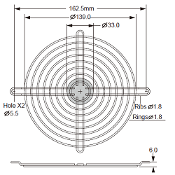 BFG-172MD-05 fan guard