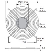 BFG-205M-01 fan guard