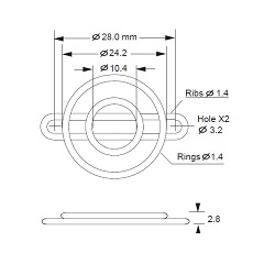 BFG-25M-01 fan guard