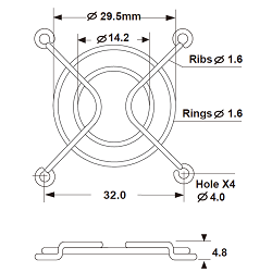 BFG-40M-01 fan guard