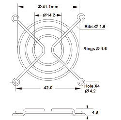 BFG-50M-01 fan guard