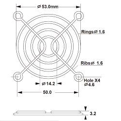 BFG-60MF-02 fan guard