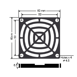 BFG-60P-01 fan guard
