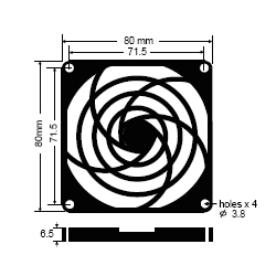 BFG-80P-01 fan guard