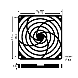 BFG-92P-01 fan guard